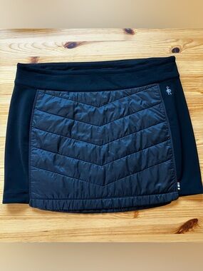 Smartwool Black Quilted Mini Skirt